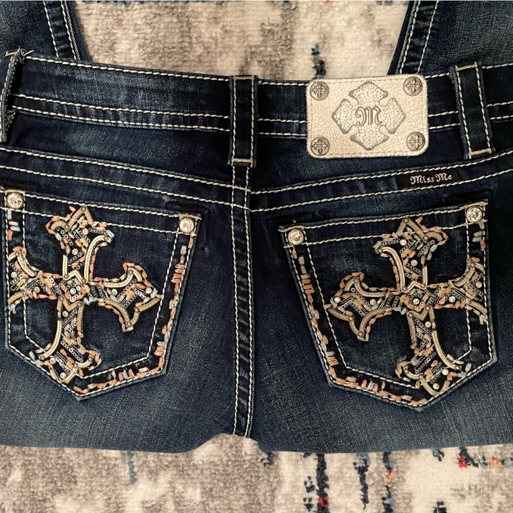 Miss Me Dark Blue Boot Cut Jeans